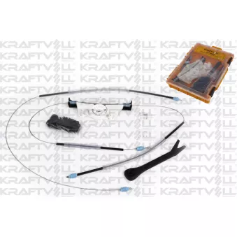 KRAFTVOLL GERMANY 09120043 - Kit de réparation, lève-vitre avant gauche