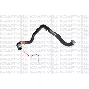 Bride de fixation, gaine de suralimentation KRAFTVOLL GERMANY 10060364 pour OPEL MOVANO 2.3 CDTI (FWD) - 125cv