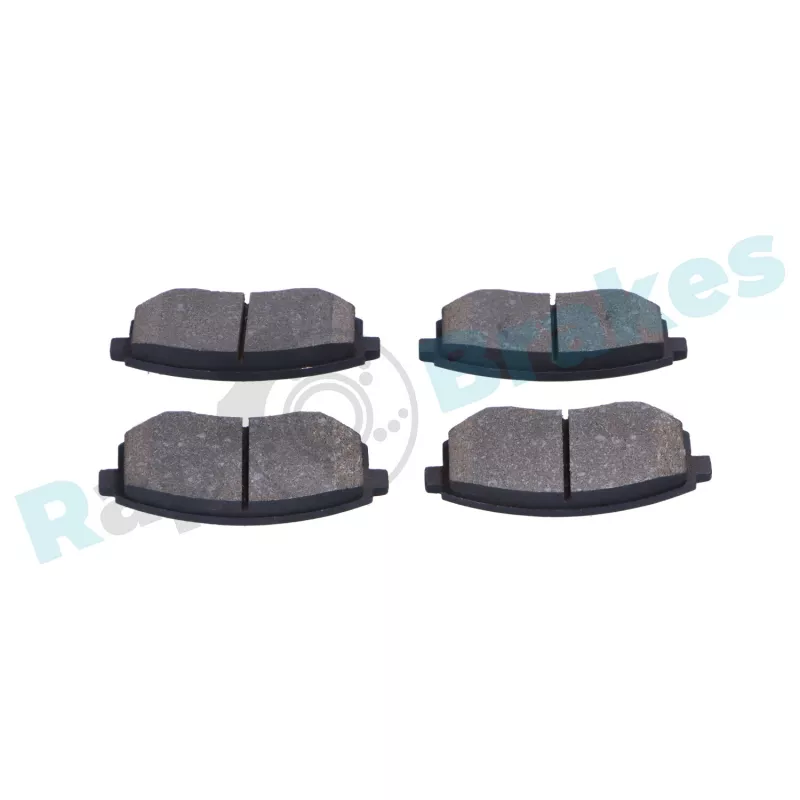 Jeu de 4 plaquettes de frein avant RAP BRAKES R-P1704 - Visuel 1