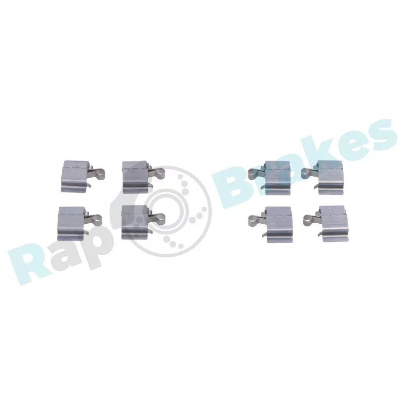 Jeu de 4 plaquettes de frein avant RAP BRAKES R-P1704 - Visuel 2