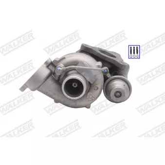 WALKER 59663B-PW - Turbocompresseur, suralimentation