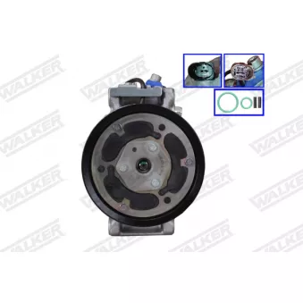 WALKER WCP01393 - Compresseur, climatisation