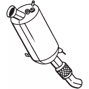 BOSAL 095-395 - Filtre à particules / à suie, échappement