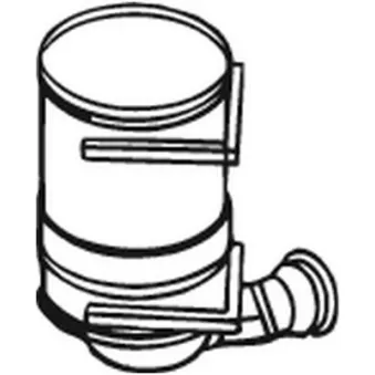 BOSAL 095-398 - Filtre à particules / à suie, échappement