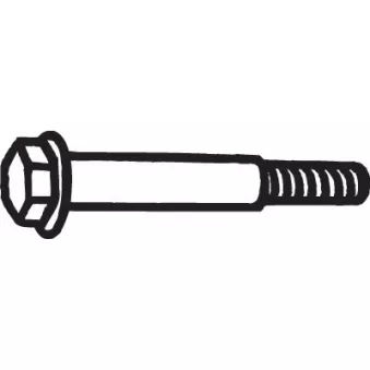 BOSAL 258-895 - Vis, système d'échappement