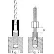 HAZET 841/25 - Kit d'extracteurs de goujons
