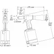 HAZET 9037N-2 - Riveteuse (air comprimé)