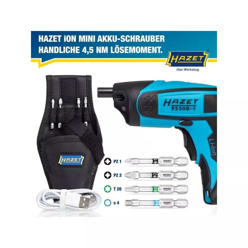 Accu tournevis HAZET 9230B-1 - Visuel 1