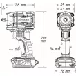 HAZET 9512-600/4 - Visseuse à choc (sans fil)