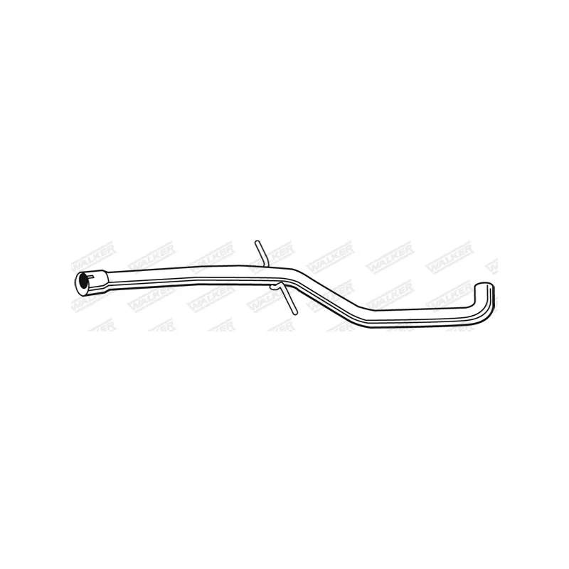 Tuyau d'échappement WALKER 10423 - Visuel 2