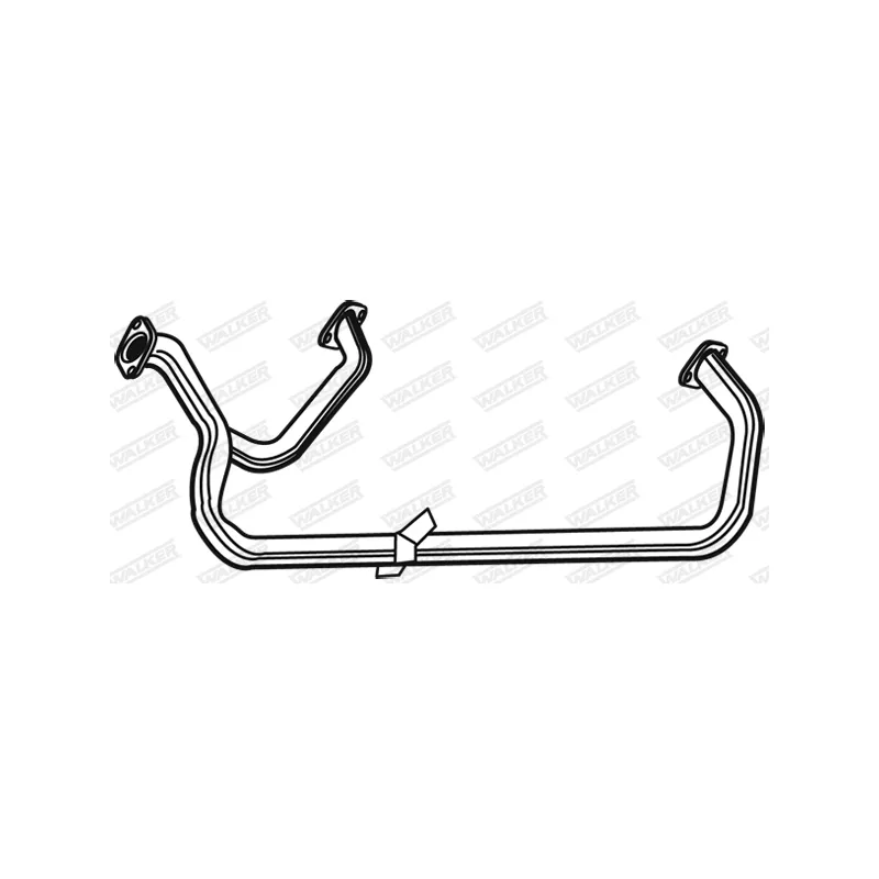 Tuyau d'échappement WALKER 17452 - Visuel 1