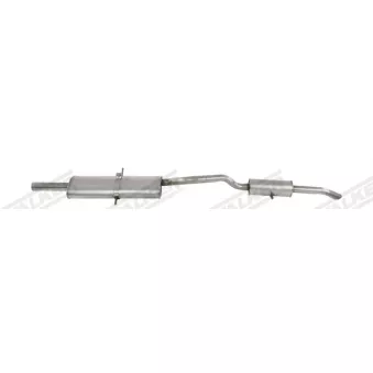 Silencieux arrière WALKER 21521 pour VOLKSWAGEN EOS 3.3 i - 158cv