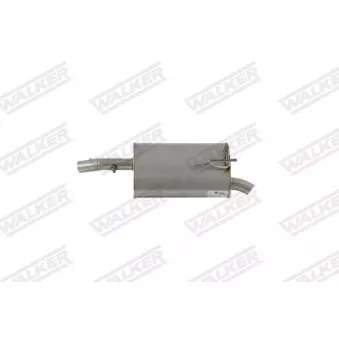 Silencieux arrière WALKER 22786 pour OPEL MERIVA 1.7 DTI - 75cv