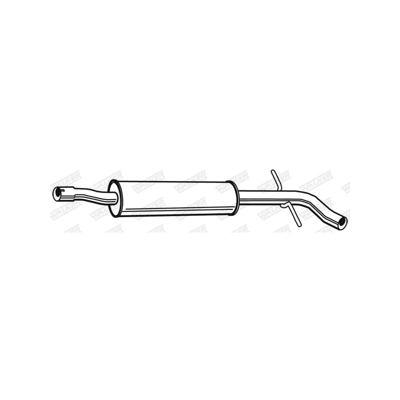 Silencieux central WALKER 24053 - Visuel 1