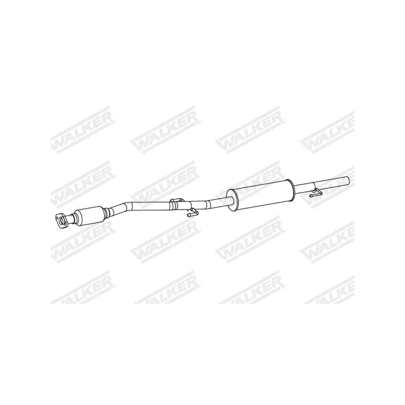 Silencieux central WALKER 24494 - Visuel 1