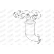 WALKER 28841 - Catalyseur