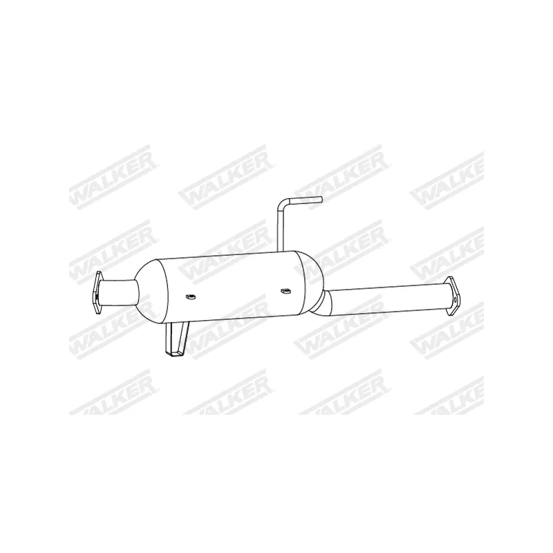 Filtre à particules / à suie, échappement WALKER 73414 - Visuel 1