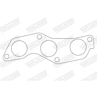 Joint d'étanchéité, tuyau d'échappement WALKER OEM 2852104105