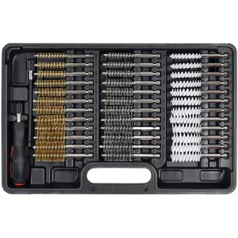 Jeu de brosses pour sièges de bougies et d’injecteurs YATO YT-08196