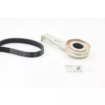 Jeu de courroies trapézoïdales à nervures CONTITECH 6PK1080K2 pour PEUGEOT 405 1.8 - 101cv