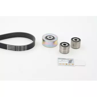Jeu de courroies trapézoïdales à nervures CONTITECH 6PK1390K1 pour CITROEN BERLINGO 1.9 D 70 - 69cv