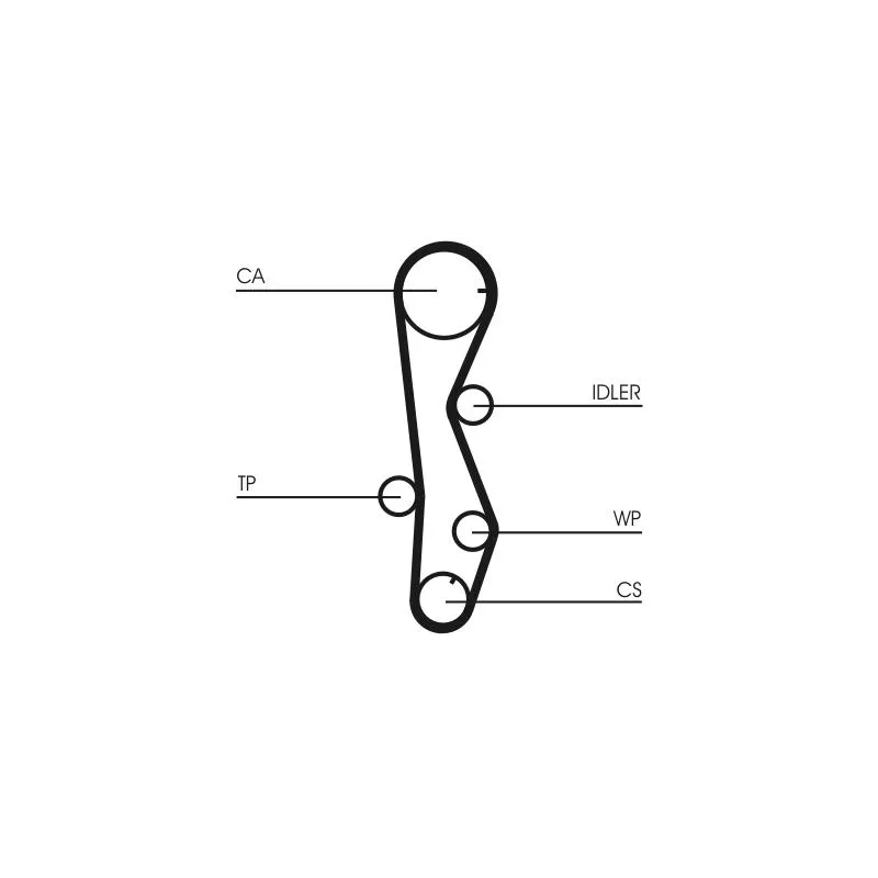Pompe à eau + kit de courroie de distribution CONTITECH CT1099WP1 - Visuel 1