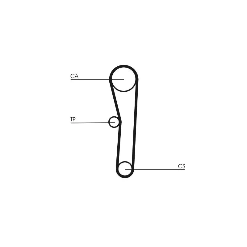 Kit de distribution CONTITECH CT536K1 - Visuel 2