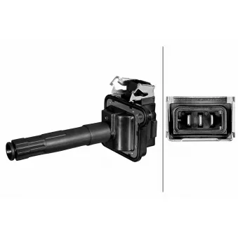 Bobine d'allumage HELLA 5DA 358 290-041 pour AUDI A8 4.2 quattro - 310cv