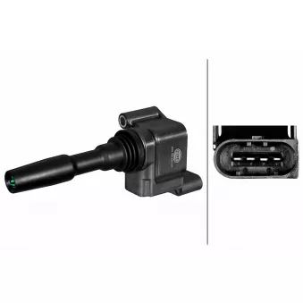 Bobine d'allumage HELLA 5DA 358 290-131 pour SKODA SUPERB 1.5 TSi - 150cv