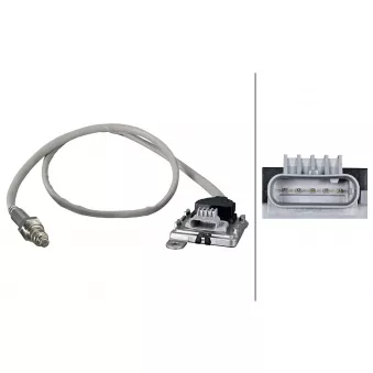 Capteur NOx, Injection d'urée HELLA 6PN 358 307-221 pour RENAULT TRAFIC 1.6 dCi 120 - 121cv