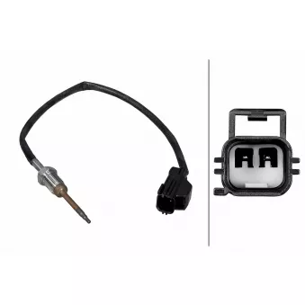 Capteur, température des gaz HELLA 6PT 358 226-661 pour FORD FIESTA 1.5 TDCi - 75cv