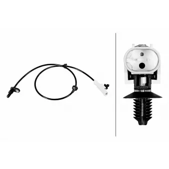 Capteur, vitesse de roue HELLA 6PU 358 216-331