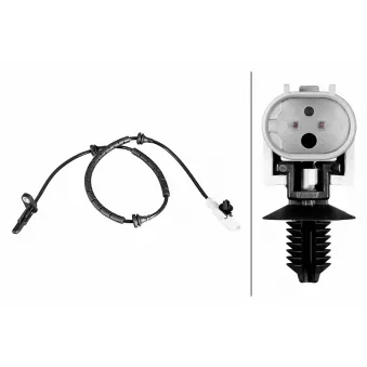 Capteur, vitesse de roue HELLA 6PU 358 216-401