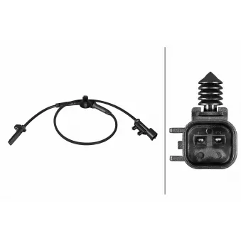 HELLA 6PU 358 216-461 - Capteur, vitesse de roue