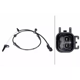 HELLA 6PU 358 216-471 - Capteur, vitesse de roue