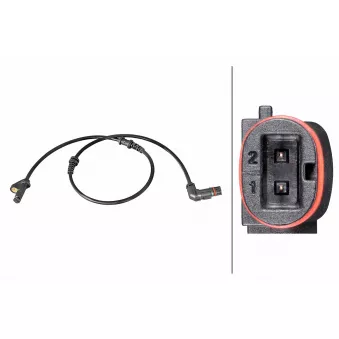 HELLA 6PU 358 216-631 - Capteur, vitesse de roue