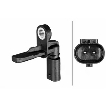 HELLA 6PU 358 216-701 - Capteur, vitesse de roue