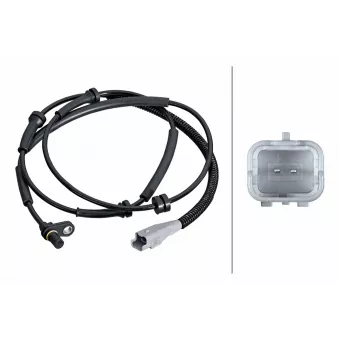 Capteur, vitesse de roue HELLA 6PU 358 217-981 pour CITROEN JUMPY 1.6 HDi 90 8V - 90cv