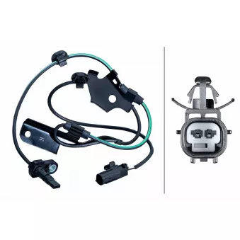 HELLA 6PU 358 251-191 - Capteur, vitesse de roue