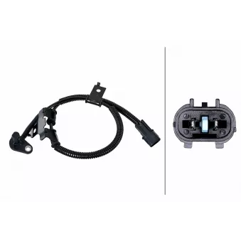 HELLA 6PU 358 252-121 - Capteur, vitesse de roue