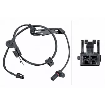 HELLA 6PU 358 252-311 - Capteur, vitesse de roue