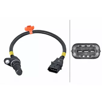 Capteur d'angle, vilebrequin HELLA 6PU 358 381-641