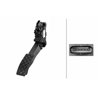 Capteur, position d'accelerateur HELLA 6PV 312 451-001 pour VOLKSWAGEN ID.3 80 - 204cv