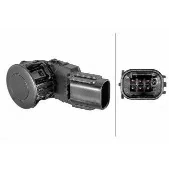 Capteur, aide au stationnement arrière HELLA 6PX 358 269-311