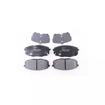 Jeu de 4 plaquettes de frein avant HELLA OEM 581012la00