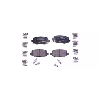 Jeu de 4 plaquettes de frein arrière HELLA OEM 68273101AA