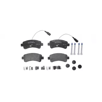 Jeu de 4 plaquettes de frein arrière HELLA OEM 1612434080