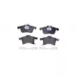 HELLA 8DB 355 025-191 - Jeu de 4 plaquettes de frein avant