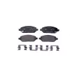 HELLA 8DB 355 025-451 - Jeu de 4 plaquettes de frein avant