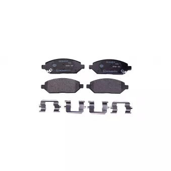 Jeu de 4 plaquettes de frein avant HELLA OEM 42439338
